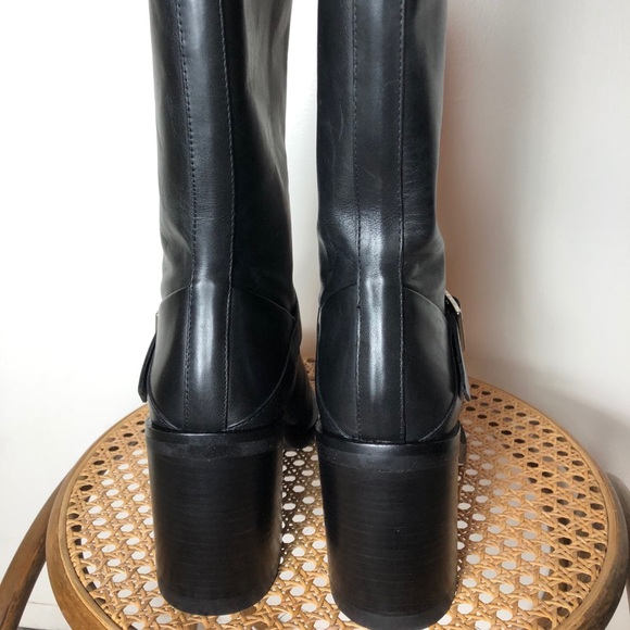 NWT rag & bone Fallon High Boot Black Size 41 - Picture 4 of 8